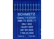 Иглы для промышленных машин Schmetz DBx1 SES №75