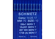 Иглы для промышленных машин Schmetz DBx1 SERV7 №70