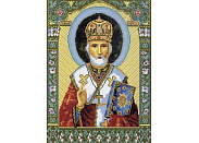 Канва/ткань с рисунком Матренин Посад 0540-1 "Святой Николай Чудотворец"