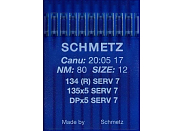 Иглы для промышленных машин Schmetz DPx5 SERV7 №80