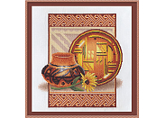 Набор для вышивания PANNA Н-0839 (Х-0839) "Глиняная посуда"