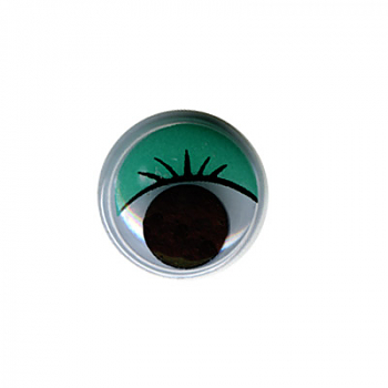Глаза для игрушек HobbyBe MER-10 зеленые