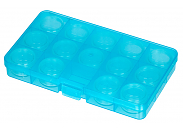 Коробка для рукоделия Gamma ОМ-042-110 голубая/прозрачная