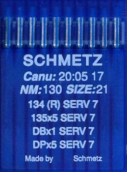 Иглы для промышленных машин Schmetz DPx5 SERV7 №130