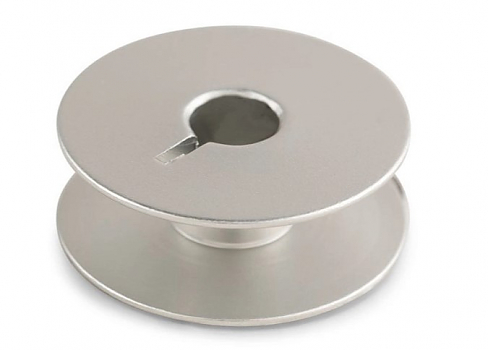 Шпулька для промышленных машин с прорезью алюминиевая 55623A